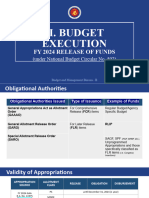 Guidelines On The FY 2024 Release of Funds