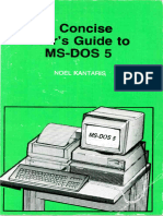 Babani 318 A Concise Users Guide To MS Dos 5