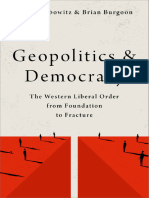 Dokumen - Pub Geopolitics and Democracy The Western Liberal Order From Foundation To Fracture 0197535402 9780197535400