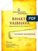 New Bhaktivedanta Vidyapitha BHAKTI-VAIBHAVA Student Handbook - Hindi Module1