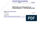 Sección 303-04E Sistema de Alimentación de Combustible - Turbocompresor - 2.0L Duratorq-Tdci (DW) Diesel