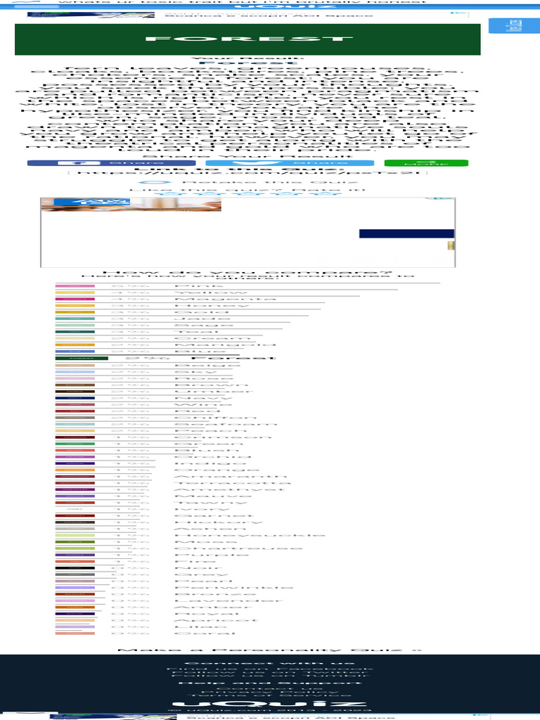 Results for quiz what color is your aura pdf color rainbow