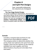 6chapter-6 (Nested and Split Plot Design) - 1