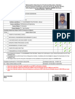 Exam Form Application of Candidate For