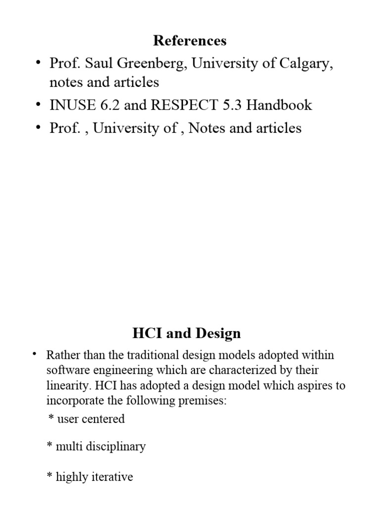 Image showcasing User-Centered Design in HCI Principles | PDF | Usability | Human ...
