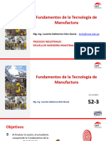 S2,3. Fundamentos de La Tecnología de La Manufactura