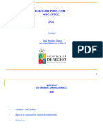 I Organos Jurisdiccionales - Montero 2022