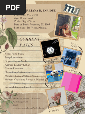 Beige Playful Collage All About Me Poster (1)