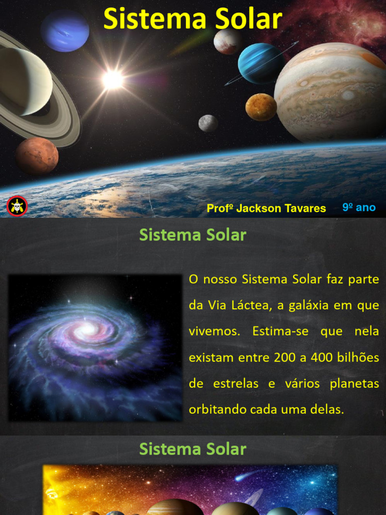 Estrutura e Composição do Sistema Solar | PDF