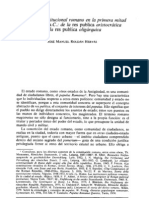 ¡El Orden Constitucional Romano ROLDÁN