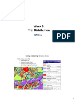 Trip Distribution Notes