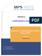 Salesforce Certified Business Analyst