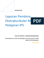 SMPN 1 Siborongborong - Laporan Pembina Ekstra