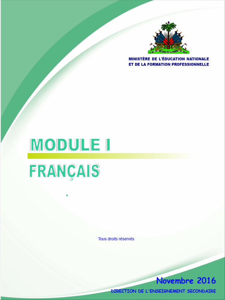 Module de Français 6ème: Grammaire et Exercices | PDF | Discours ...