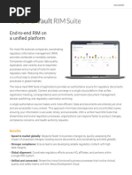 Veeva Vault RIM Suite Datasheet - NA