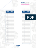 ENEM 2022 - Segundo Dia Gabarito