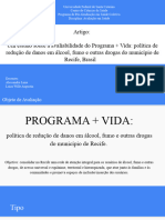 Programa Mais Vida - Slides