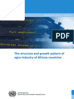 The Structure and Growth Pattern of Agro-Industry of African Countries