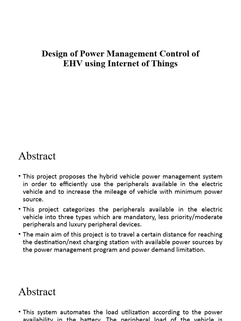 Power Management Final | PDF | Electronics | Electrical Engineering