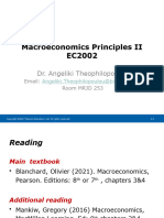 Macroeconomics Principles II EC2002: Dr. Angeliki Theophilopoulou