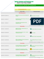 Second Quarter 2024 Conferences and Training Guide