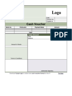 Cash Voucher Format 04