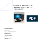 Electronic Document Preperation and Management