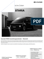 Hyundai Staria Preislistepdf