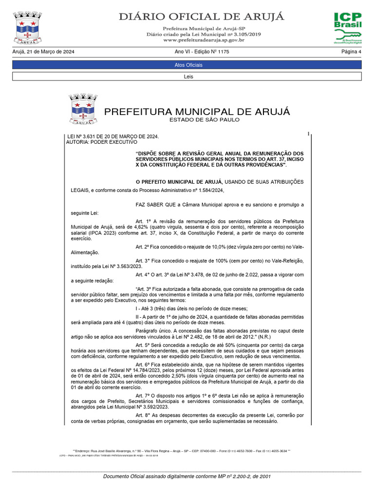 Do 1175 20240321 | PDF | Governo