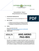 Ang Aking Pag-Ibig MODYUL
