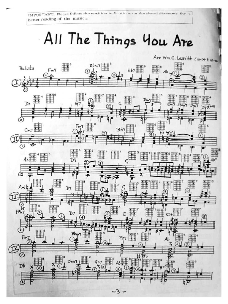 All The Things | PDF