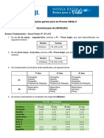 Recados - Alunos - Provas (P1 e P2) - 7º, 8º e 9º