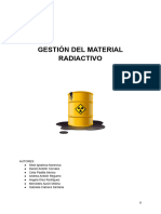 Gestión Del Material Radiactivo