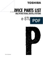 E-Studio 161 - DP-1620 Parts List