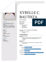 Xyrelle C. Bautista: Accounting