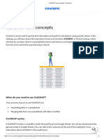 VLOOKUP Core Concepts - Coursera