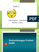 Proses Audit 5-Perkembangan Profesi Audit