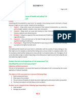 NEBOSH IGC 1 - Home Work Element 5