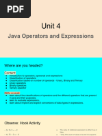 4.1 Operators Operands Expressions 2