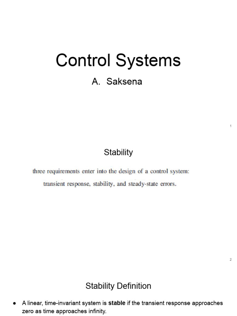 Stability Pdf Stability Theory Abstract Algebra