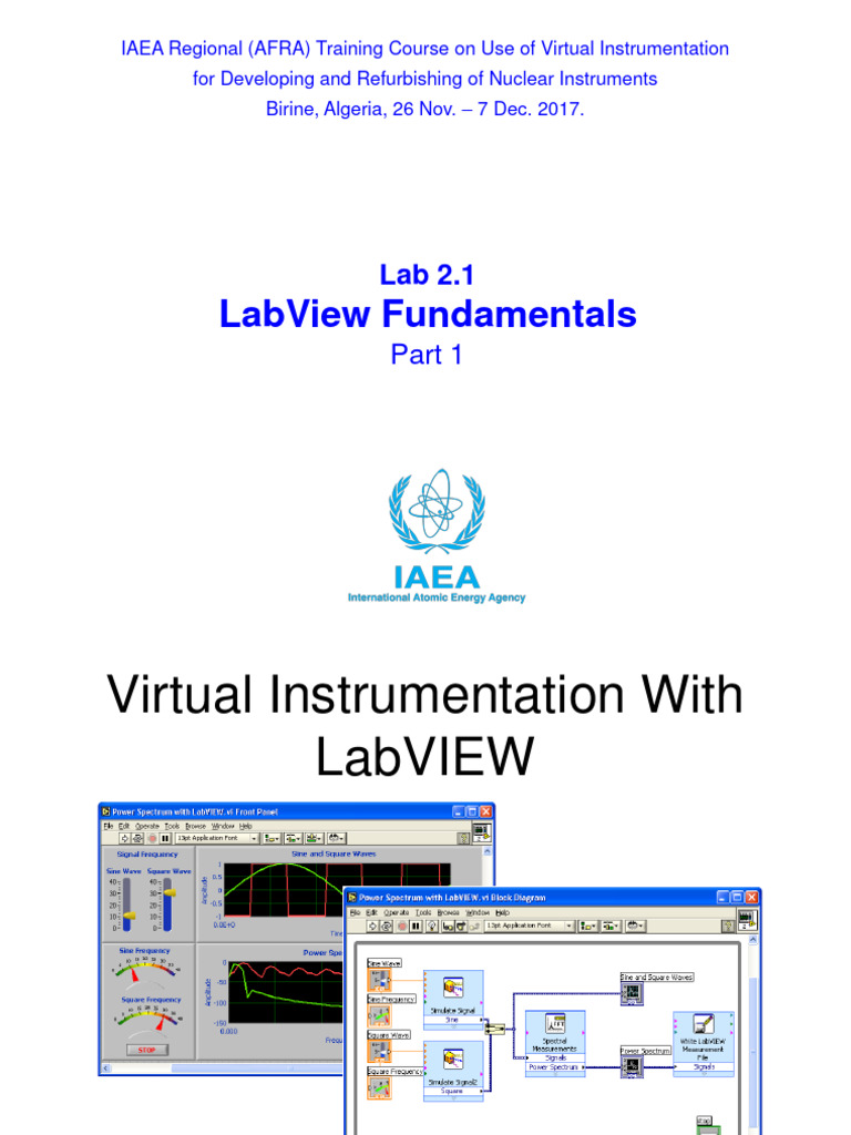 L2.1: Virtual Instrumentation With LabVIEW | PDF | Computer Terminal ...