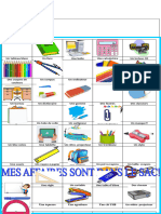 Mes Affaires Sont Dans Le Sac Fournitures Scolaire Dictionnaire Visuel - 128968