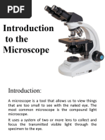 Introduction To The Microscope