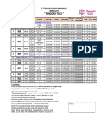 Contoh Price List Perumahan Renggali Visco