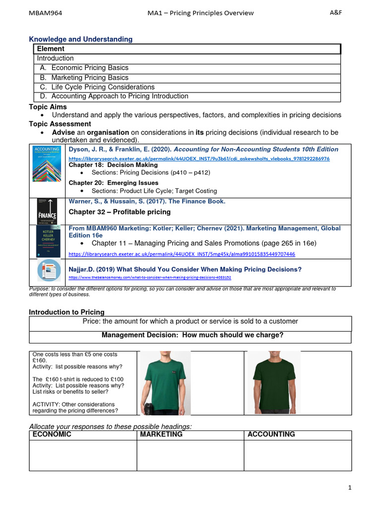 THE GOOD BETTER BEST APPROACH TO PRICING PDF visual data 6