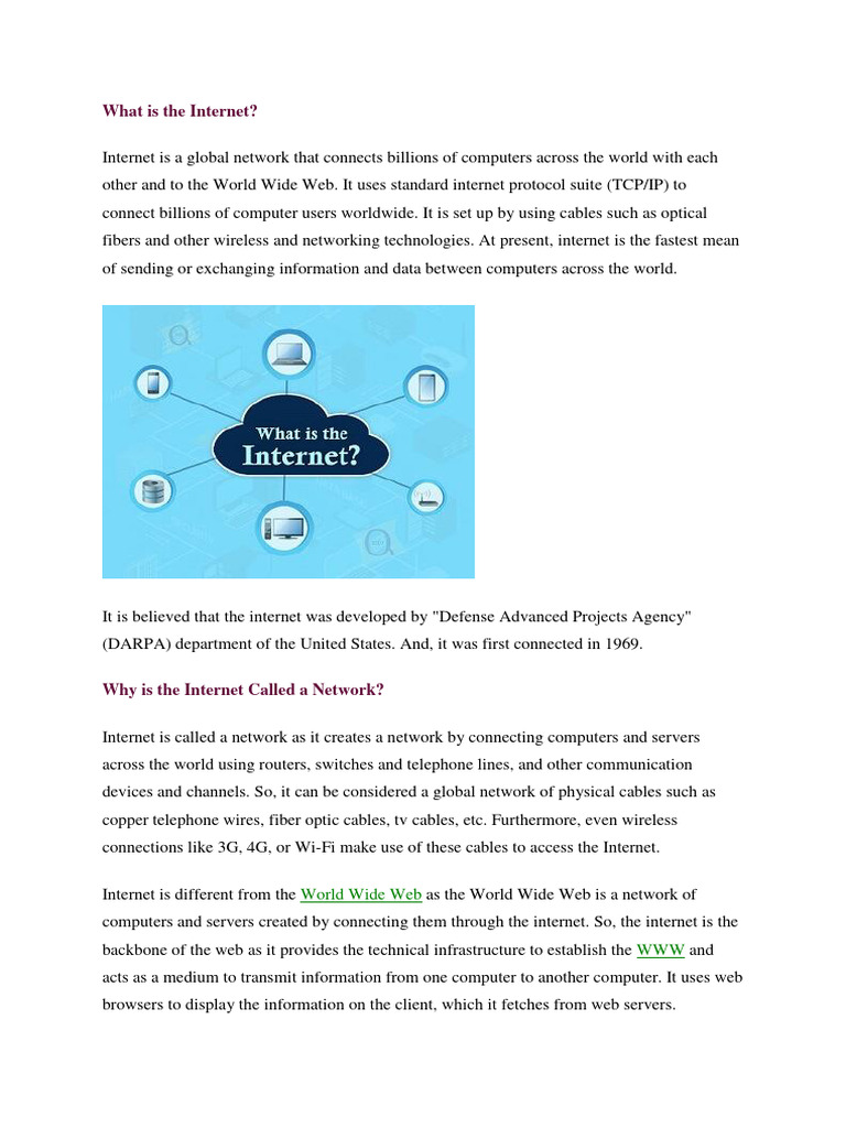 What Is The Internet | PDF