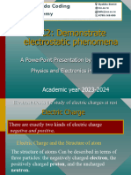 Demonstrate Electrostatic Phenomena