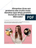 Esses Alimentos Ricos em Proteína São Muito Mais Baratos Que Whey Protein Inclua Já Na Lista Do Mercado! - TudoGostoso
