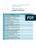 Procedimientos de Auditoria Cuenta 10