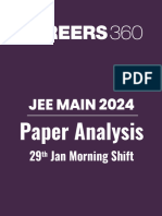 29th Jan Morning Shift Analysis PDF